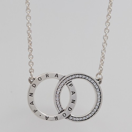 NEW AUTHENTIC PANDORA CIRCLES NECKLACE 