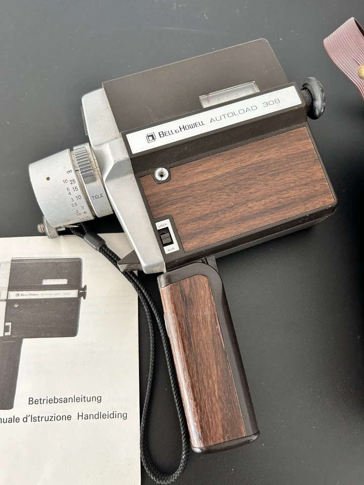 Bell & Howell Super 8 Film Kamera Autoload 308 mit Tasche - Bild 2 von 4