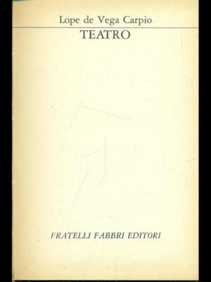 TEATRO TEATRO LOPE DE VEGA CARPIO FRATELLI FABBRI 1968