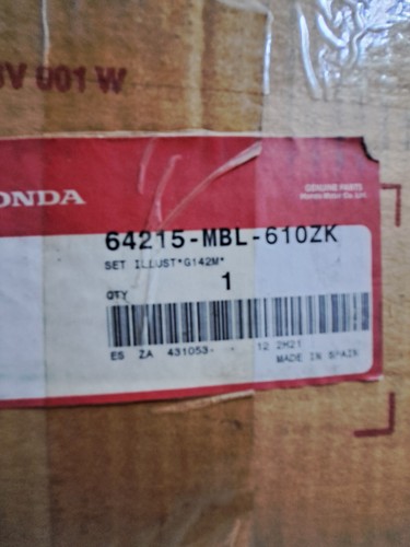 Carena Superiore/upper Cowl Honda Ntv 650v Deuville NOS - Foto 3 di 3