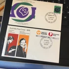 Australia 2 First Day Cover FDC 1975 Postal Commission / Int Women's Year U/A