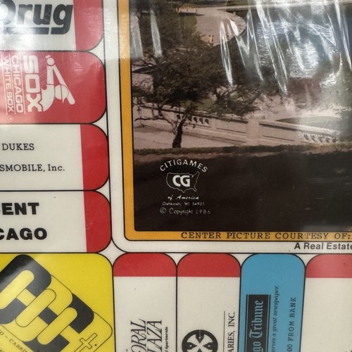 RARE - HOMETOWN MONOPOLY Chicago IL 1986 Citigames - New Sealed - Picture 3 of 12