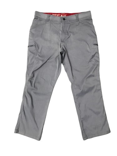 Wrangler 38X30 Mens Gray Outdoor Flat 
