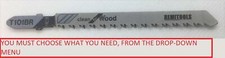 1-100 REMI TOOLS T101BR JIGSAW JIG SAW BLADE WOOD LAMINATES CHIP & FIBRE BOARDS