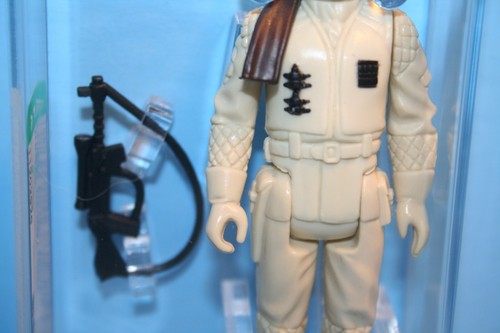 VINTAGE STAR WARS AFA GRADED REBEL COMMANDER 80 NM 80 HK FIGURE WEAPON KENNER CV - Picture 4 of 16