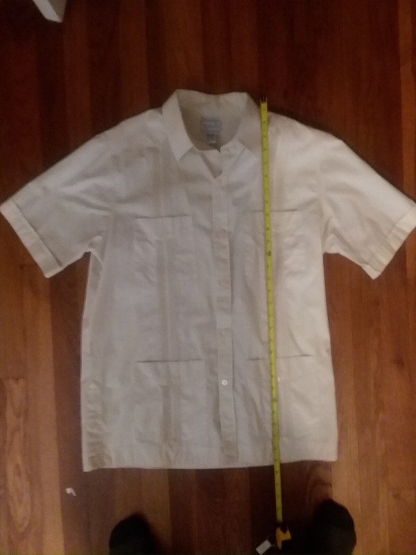 Vintage D'Accord Guayabera Men's Medium Cuban Beach Wedding Button-Up Shirt