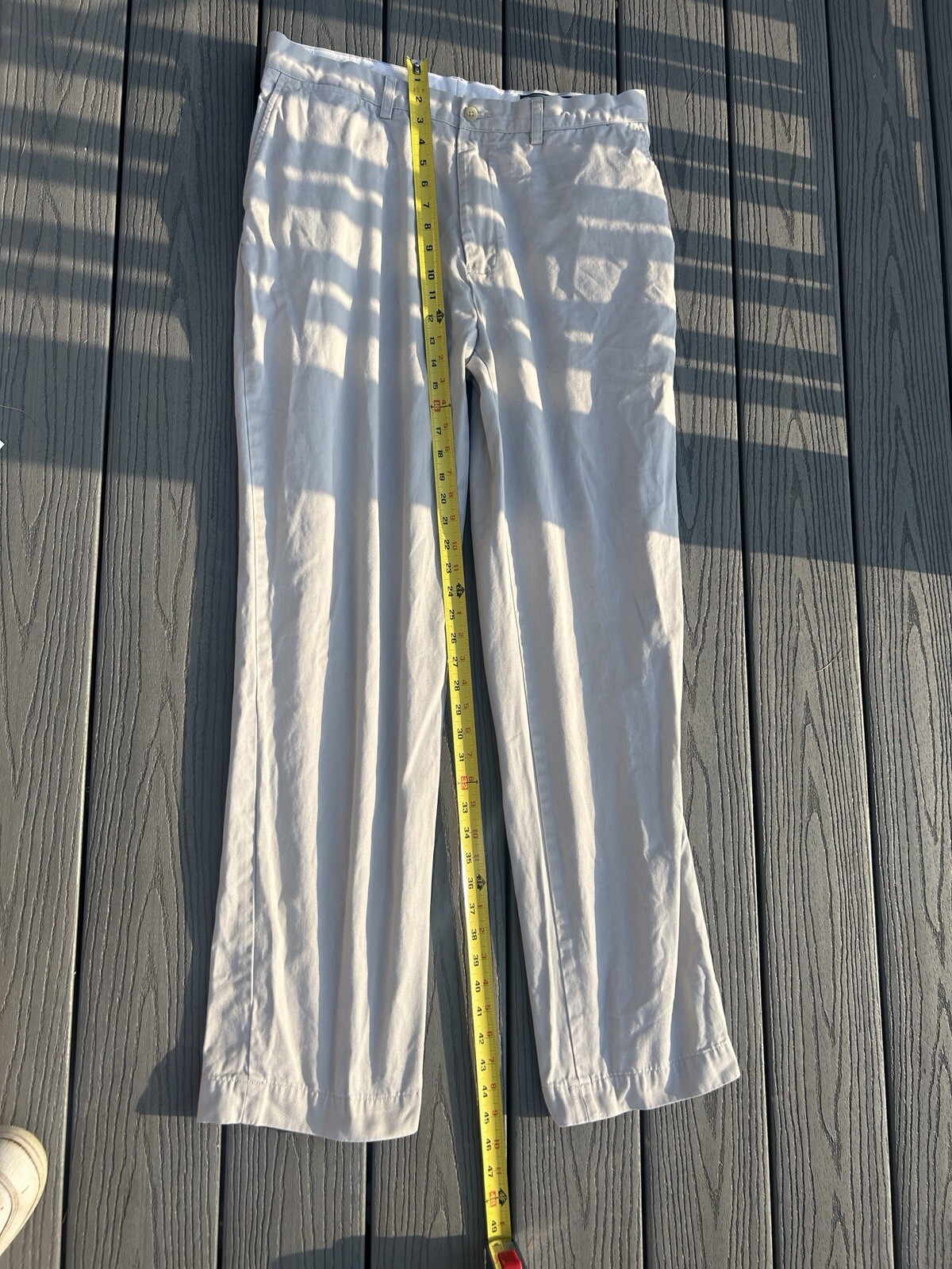 Vintage Polo Ralph Lauren Chino Prospect Pants Cream Color Men’s 36/34 Cotton  thumbnail 10