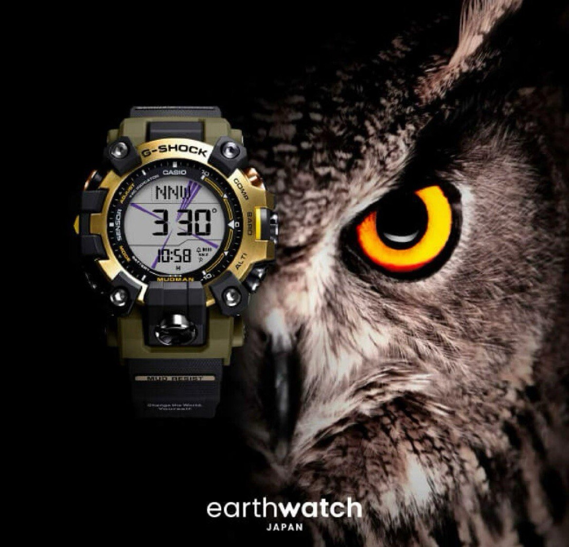 New Casio G-Shock GW-9501KJ-8JR MUDMAN EARTH-WATCH From Japan | eBay