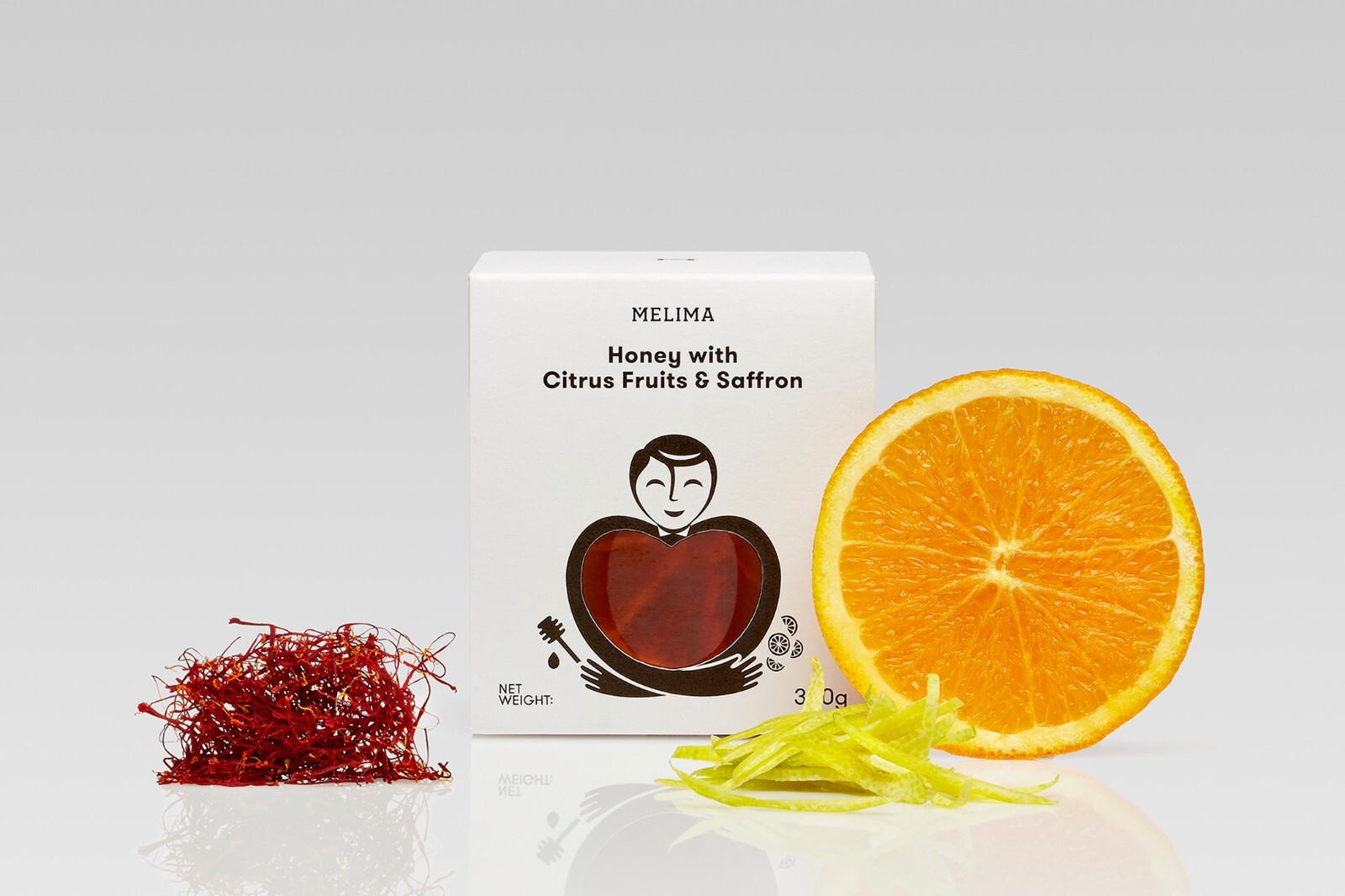 Miel Griega con Cítricos y Azafrán 300g