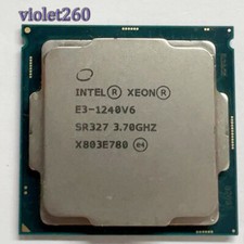 Intel Xeon E3-1240 v6 LGA1151 CPU Processor 4 core 3.7GHz 8MB SR327