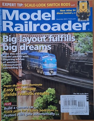 Model Railroader  December 2023  gebraucht