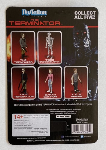 The Terminator T800 Endoskeleton Retro Style ReAction Action Figure Funko - Picture 3 of 3