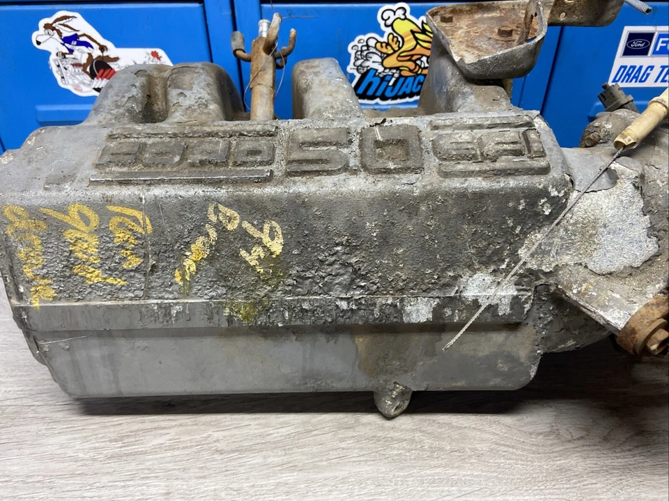 Ford F150 F250 F350 1985-1993 5,0 L 302 colector de admisión superior OEM V8 302 admisión Foto 2 de 4