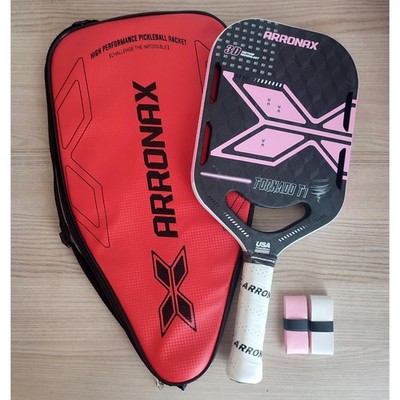 Usap Approved Arronax Pickleball Paddle 3K Carbon T1 Pink