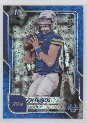 2025 Bowman U Chrome Blue Mini-Diamond Refractor 149/150 Kirk Francis #20 1b8c