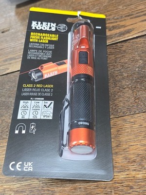  ️   Klein Tools  56040 * Rechargeable Focus Flashlight W/ Laser