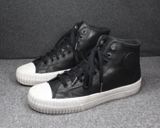 Rare PF Flyers Center Hi Black / White Unisex Mens Size 8 Womens 9.5