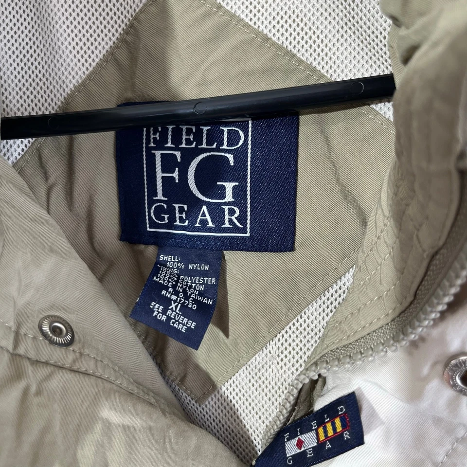 Vintage 90s Field Gear Nylon Performance Jacket With hood Mens Size XL - Image 2 of 4