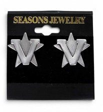 Vanderbilt Commodores Charm Logo Earrings by Seasons Jewelry-New