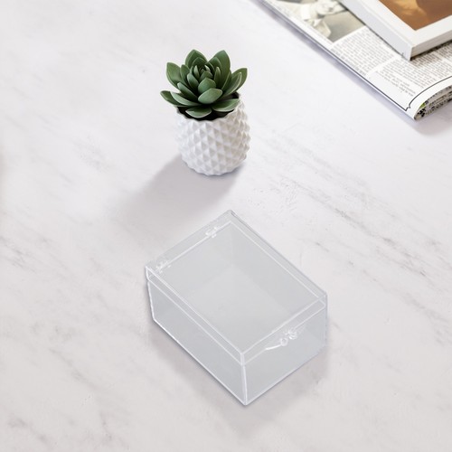 Home Storage Case Clear Storage Case Clear Transparent Plastic Rectangle - Picture 6 of 37
