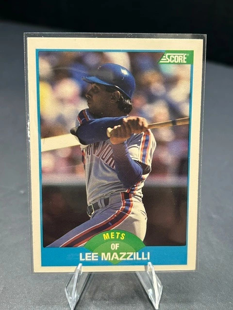 1989 Lee Mazzilli Score #217 Mets Baseball NM
