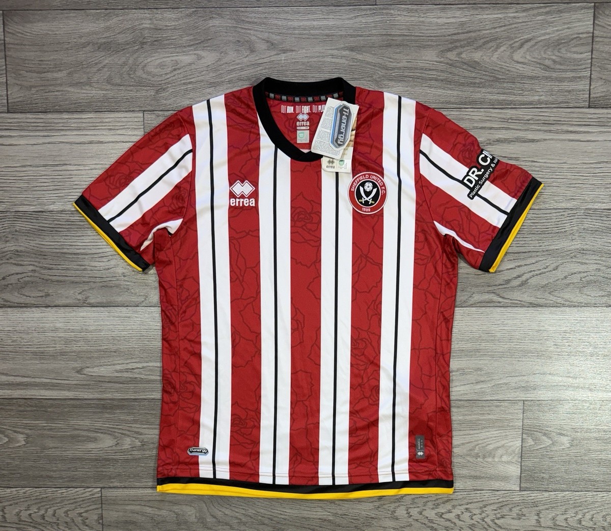 Sheffield United 2024 2025 Home Football Shirt Soccer Jersey ERREA
