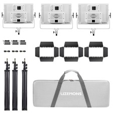 Godox Litemons LP1200R 120W RGB LED 3-Light Panel Kit