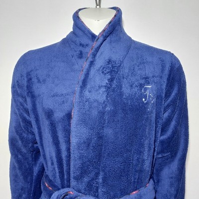Tommy Hilfiger Bademantel S Navy Luxus Homewear Top Zustand