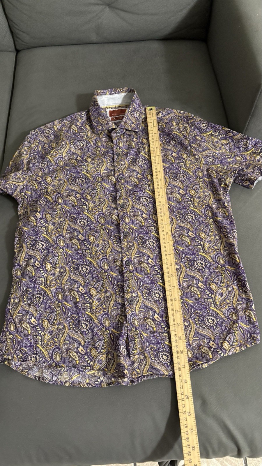 CONSEQUENCE Button Down  Shirt ,short Sleeve Pais… - image 7