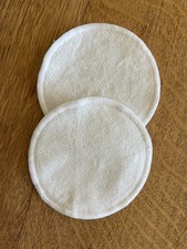NWOT Nursing Pads for Breastfeeding Set Ivory Terry Cloth reusable multilayered