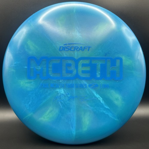 Discraft 2020 Tour Series Luna Z Swirl Paul McBeth Rare Blue On Blue 170-172 New