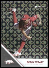 2024 ONIT Athlete Arkansas Razorbacks #70 Brady Tygart Holo Parallel Silver