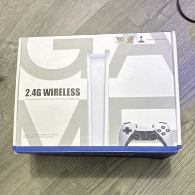 PS3000 2.4G Wireless Home Console White 4K UHD HDMI USB Wi-Fi 3D Audio