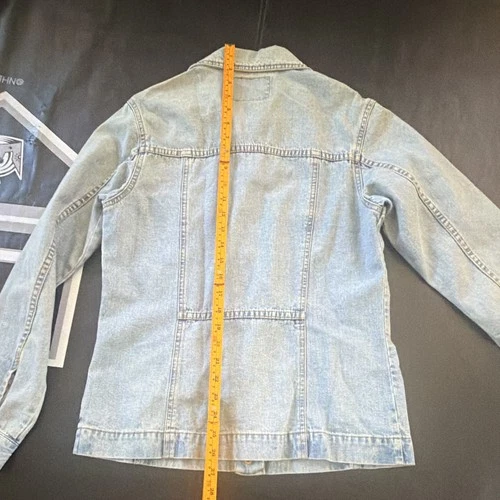 Vtg 60s 70s Levis White Tab Denim Chore Jacket Copper Buttons white tab image 11