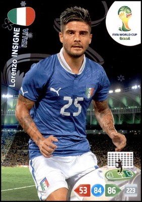 2014 Panini Adrenalyn XL FIFA World Cup Brazil Lorenzo Insigne | eBay