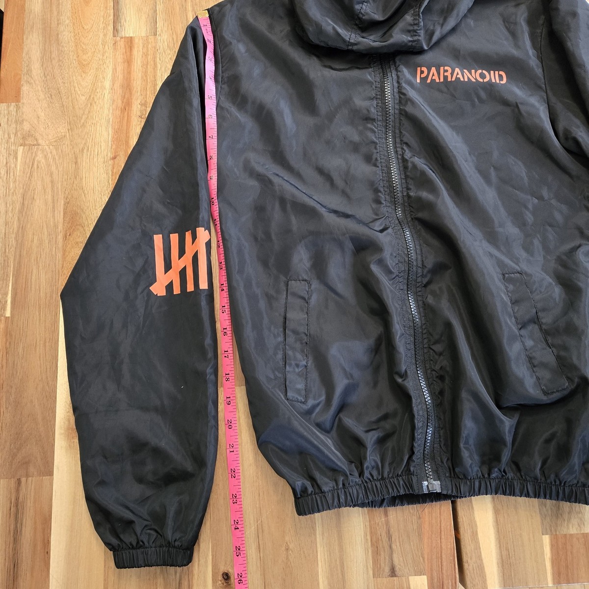 Anti Social Social Club Paranoid Windbreaker Undefeated X Anti