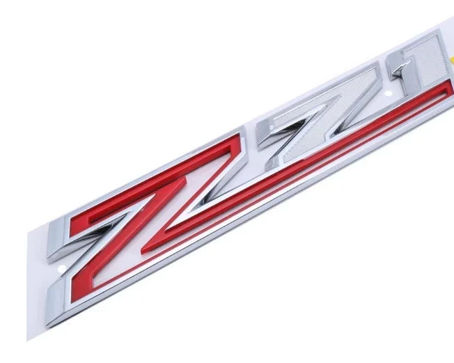 Nuevo OEM 2019-2026 Chevy Silverado 1500 Z71 Off Road emblema guardabarros insignia cromada Foto 2 de 4