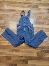 John Deere Denim Overalls Youth 16R Blue Bib Workwear Farm Jeans