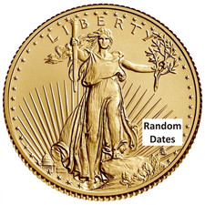 American Eagle 1/10 oz Gold BU Coin (Random Year) 3125.50 per troy oz