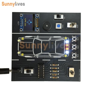 DIY Car Driving Simulation Soldering Practice Kit Electronic Kit Solder Learn