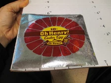 Williamson Candy bar company 1950s OH Henry Easter egg 10 cent foil WRAPPER