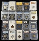 Lot Of (20) Mixed Date Coin Lot NGC/IGC/ANACS/PCGS Item #724