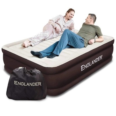 Englander Air Mattress w/Built-in Pump, California  King - Brown - Double High