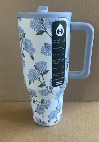 HydroJug 32oz Hydrangea Floral Collection Limited Edition Cup New ๐ โ