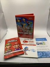 Case Inserts Only NO GAME New Super Mario Bros Wii Nintendo Wii Authentic