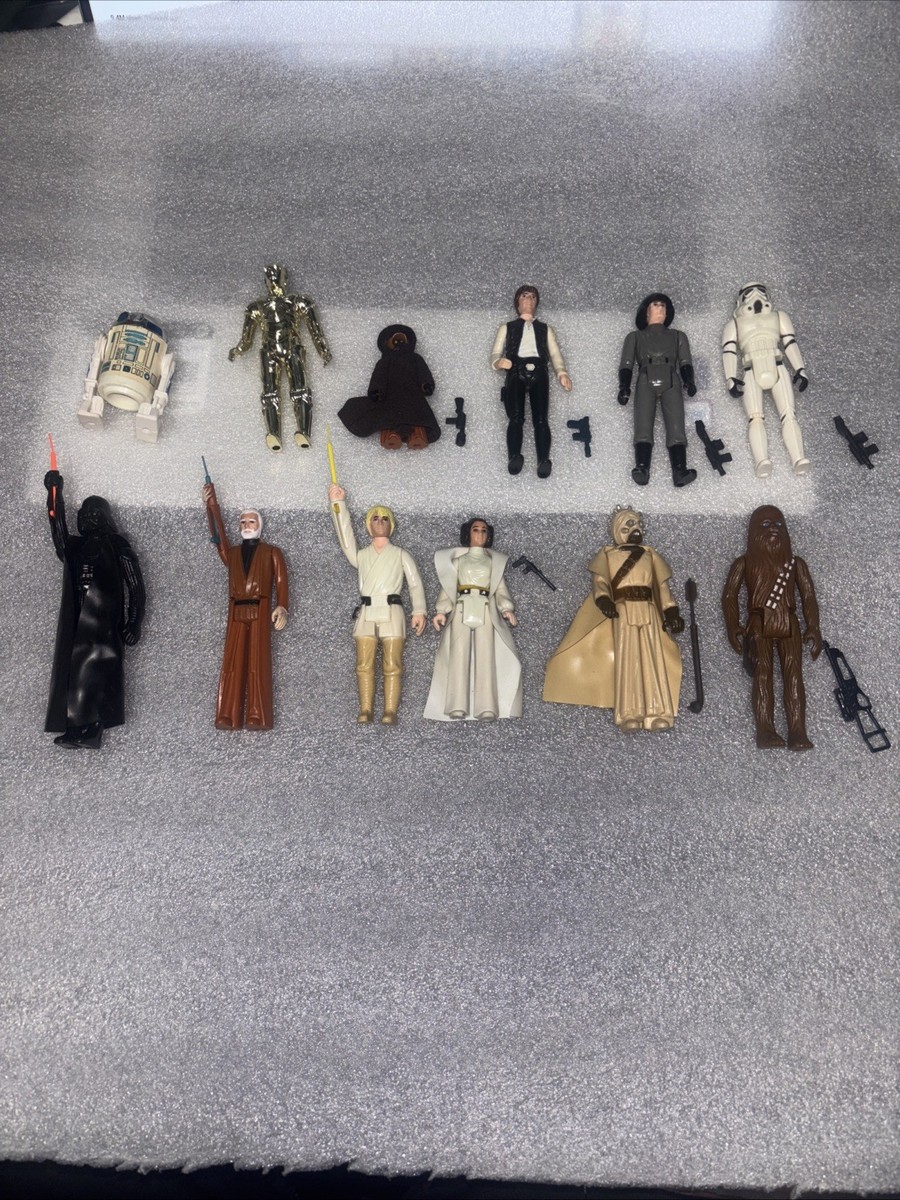 Star Wars Vintage 1977 First 12 COMPLETE Original Kenner