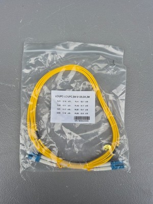 Brand New LC/UPC-LC/UPC SM 9/125 DX 2M Fiber Optic Cable
