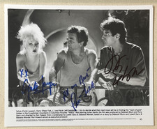 VIBES Autographed CYNDI LAUPER Peter Falk JEFF GOLDBLUM Signed Promo Press Photo
