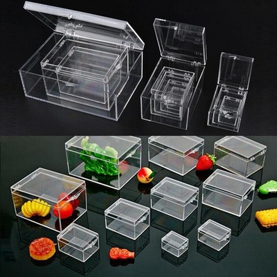 Storage Case Aufbewahrungskoffer Zimmer Zuhause 1PC Klar Kunststoff Transparent
