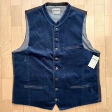 Stockerpoint Bergfeuer Trachtenweste Weste Tozzi Blau Gr. 56 XL Oktoberfest NEU